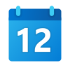 Calendar 12 icon