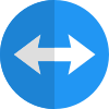 TeamViewer is proprietary software for remote control, desktop sharing. icon