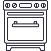 Oven stove icon