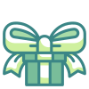 外部丝带礼品盒-wanicon-双音-wanicon icon