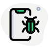 Programming bug in cell phone software and application icon