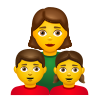 Familie – Frau-Mädchen-Junge icon