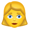 mulher-cabelo loiro icon