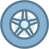 Alloy wheels icon