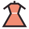 Dress Back View icon