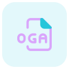 OGA files are essentially just the audio only element icon