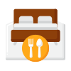 Bed And Breakfast icon