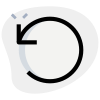 Undo command tool button interface for correction icon