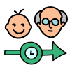 Age timeline icon