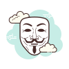 Guy-Fawkes-Maske icon