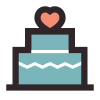 Pastel de boda icon