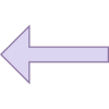 긴 화살표 왼쪽 icon