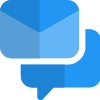 Online mail conversation icon