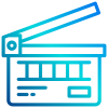 Clapperboard icon