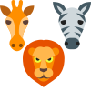 animais selvagens icon