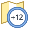 Zeitzone +12 icon