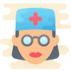 의사 여성 icon