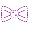 Filled Bow Tie icon