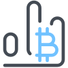 Bitcoin-Kryptowährung icon