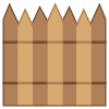 Barriera difensiva Legno icon