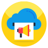 Cloud Marketing icon