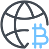 Bitcoin Globe icon