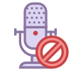 Microphone bloqué icon