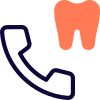 Telemedicine dental doctor for online description support icon