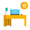 externe-desktop-computer-arbeit-von-zuhause-flaticons-flat-flat-icons icon