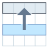 Move Selection To Top Row icon