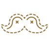 English Mustache icon