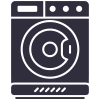 Laundry washing machine icon