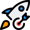 Aim rocket to reach new speed performance icon