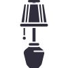 Standing lamp icon