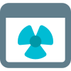 Nuclear science information available on web browser icon