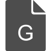 G File icon