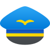 航空パイロットの帽子 icon