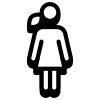 Mujer de pie icon