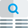 An encyclopedia web page search online with a brief details icon