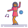 Dancing icon