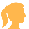 女性の頭 icon
