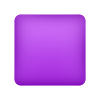 紫色方形表情符号 icon