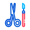 Scalpel and Scissors icon