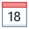 Calendario 18 icon