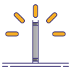 icônes-flaticons-d-éclairage-au-néon-externe-icônes-plates-de-couleur-linéaire icon