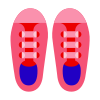 par de zapatillas icon