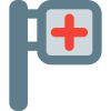 Hospital Sign icon
