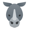 Rhinoceros Front View icon