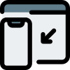 Smartphone with desktop class web browser facilities icon