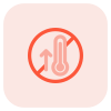 Corona guideline to check temperature of customer icon